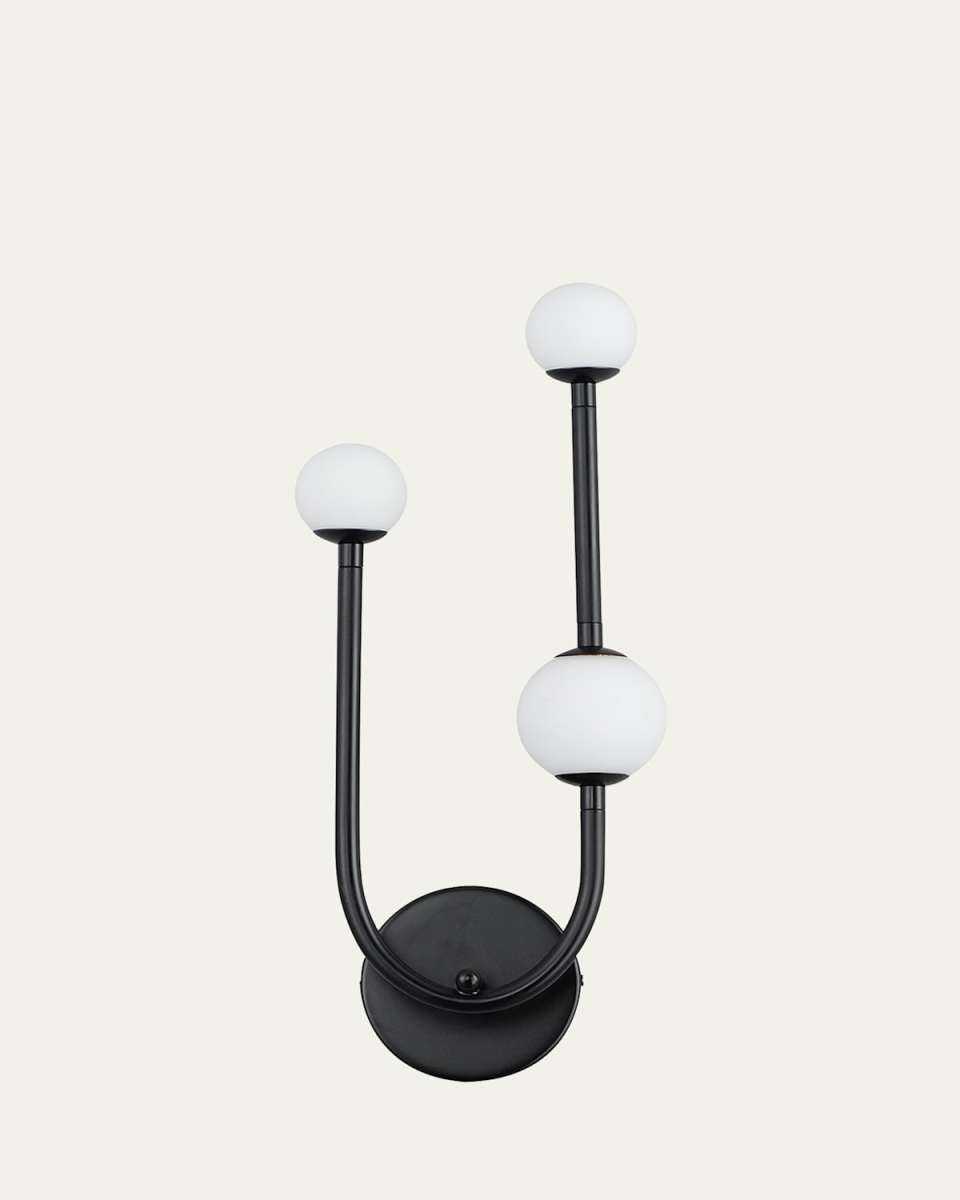 Nina Magon Design from Studio M Alina 3-Light LED Wall Sconce